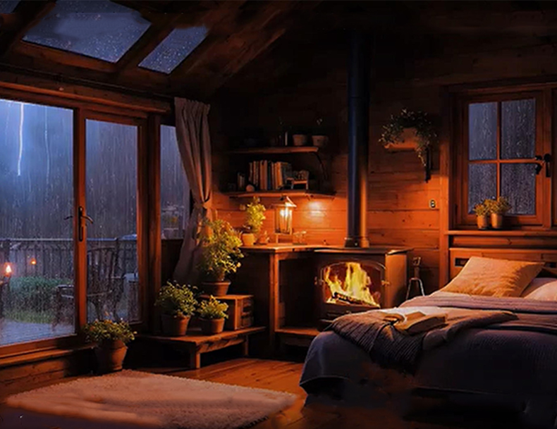 rain sounds for study